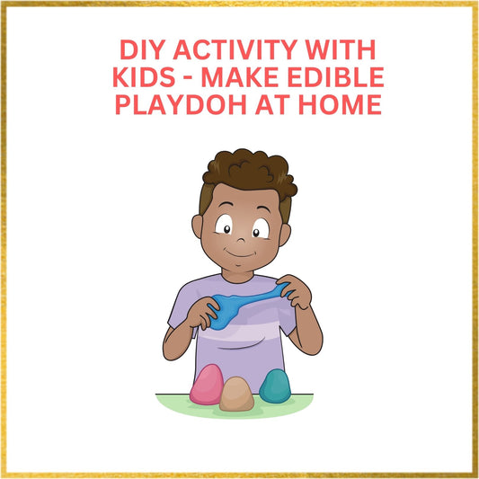 Make edible playdoh at home
