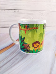 Jungle Themed Bone China Milk Mug 