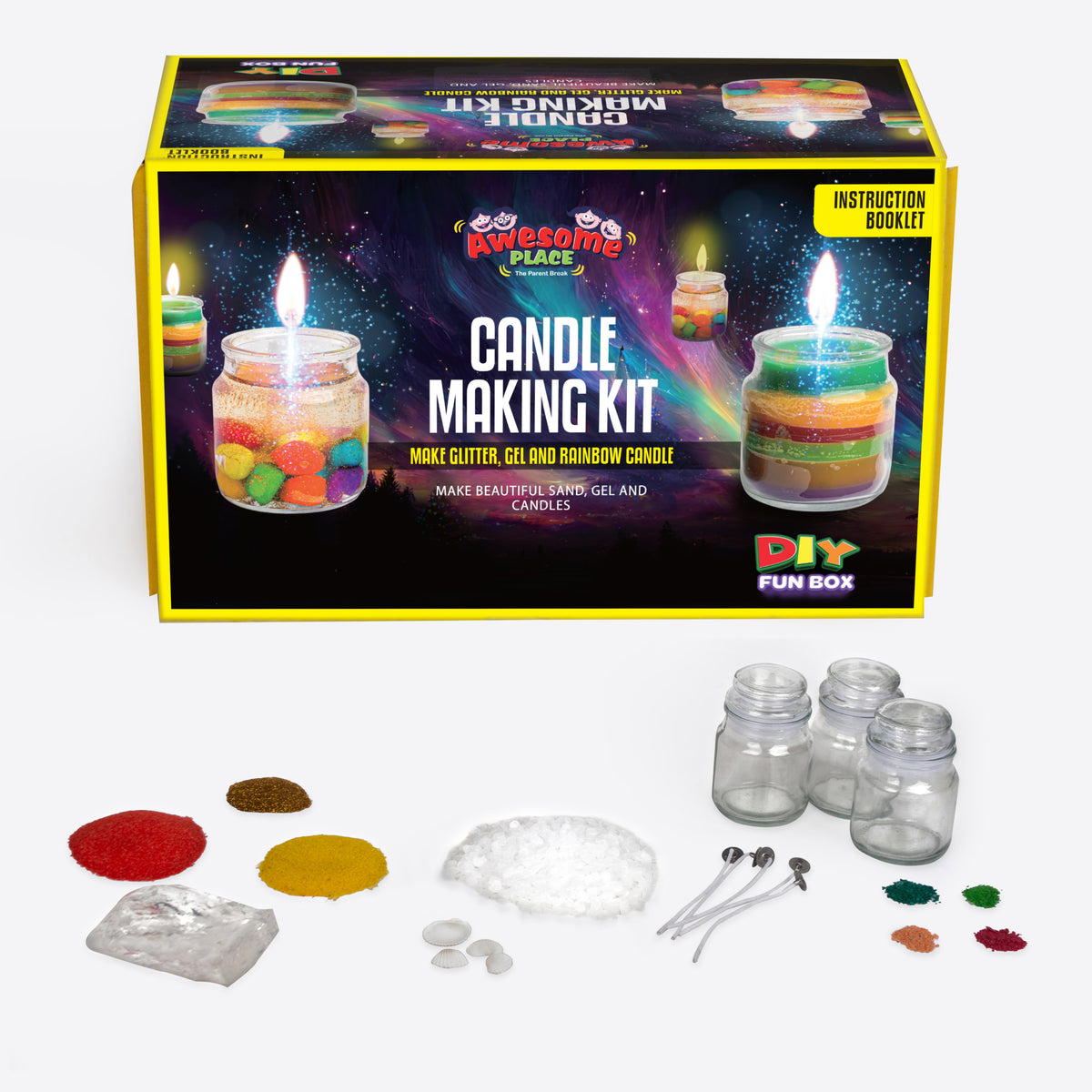 DIY Candle Making Kit - Option 1 (1 Candle)