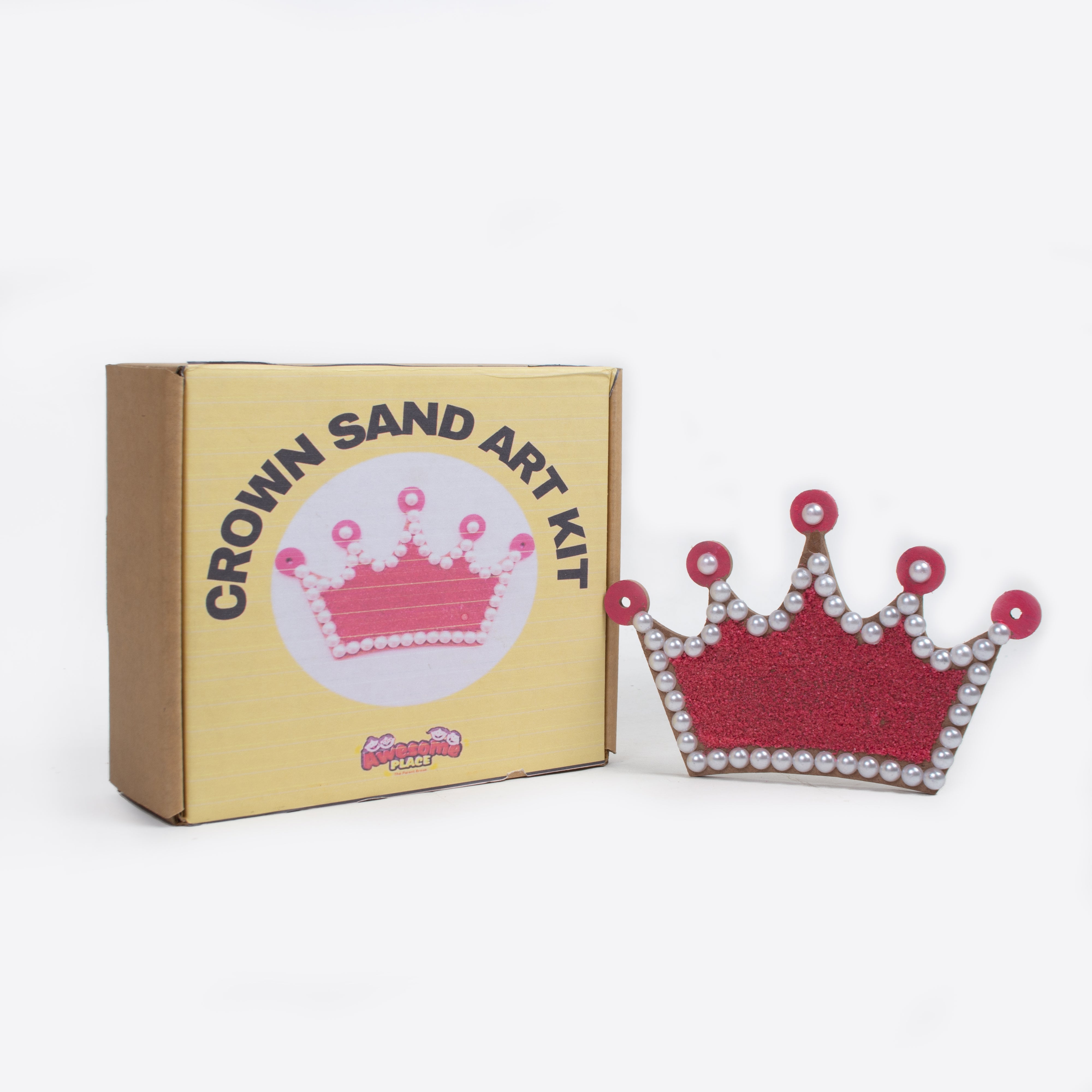 DIY Crown Sand Art Craft