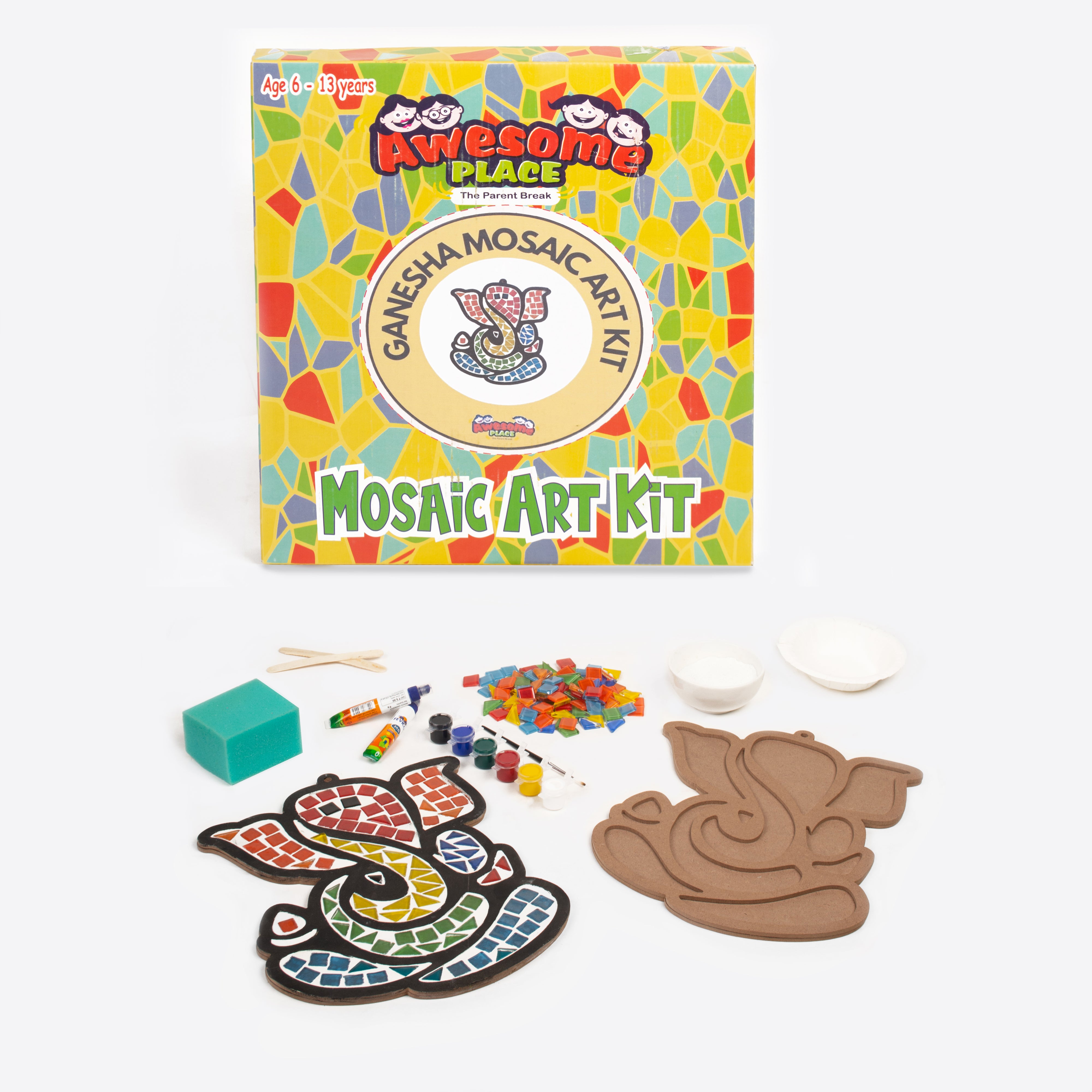 Ganesha Wall Decor Mosaic ART KIT