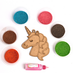 Unicorn Sand Art Wall hanging DIY KIT