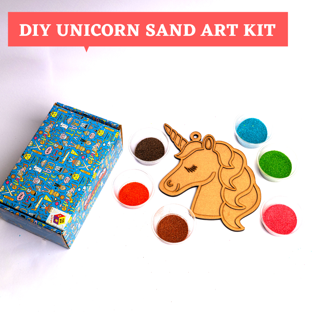 Unicorn Sand Art Wall hanging DIY KIT