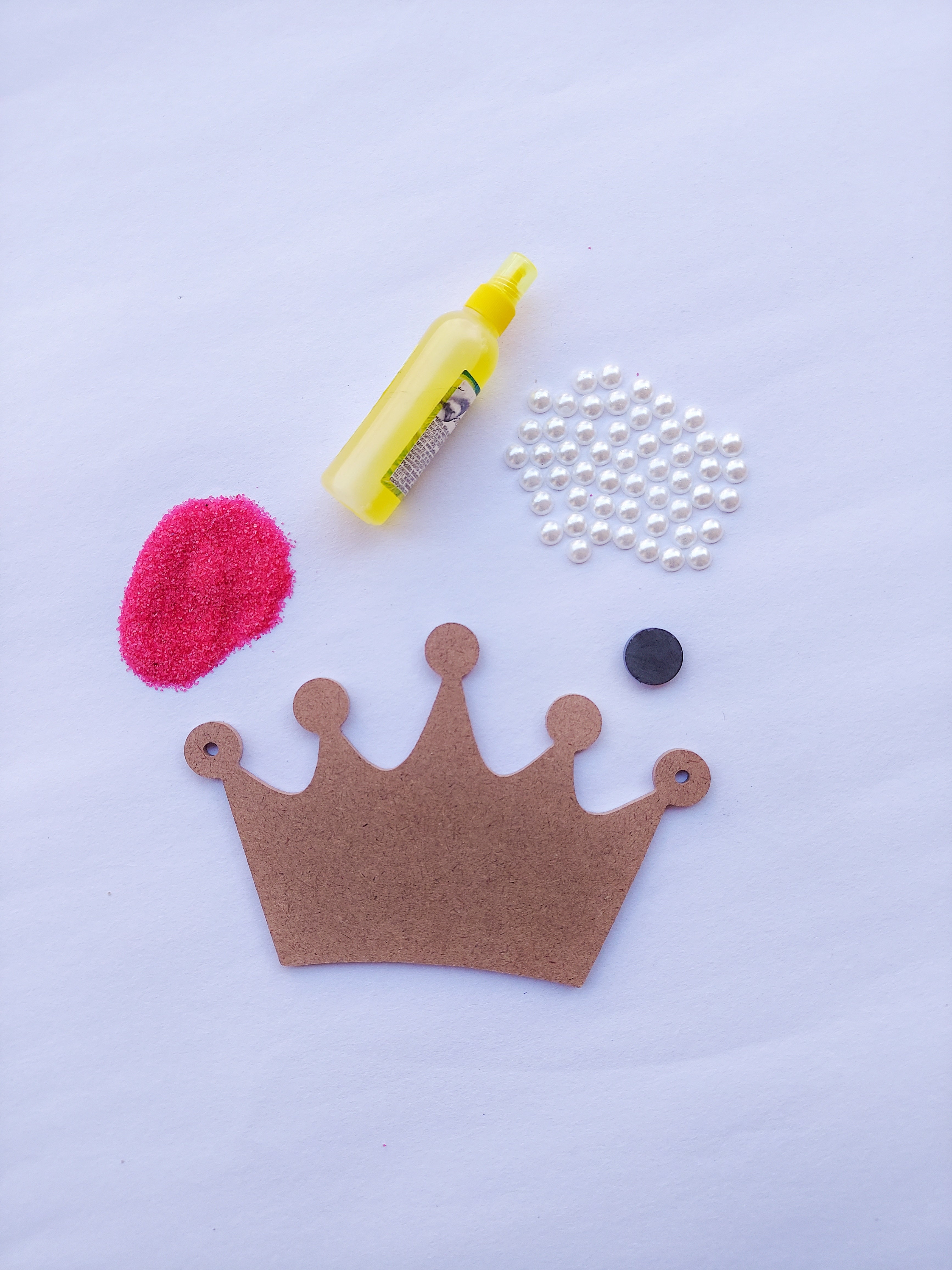 DIY Crown Sand Art Craft