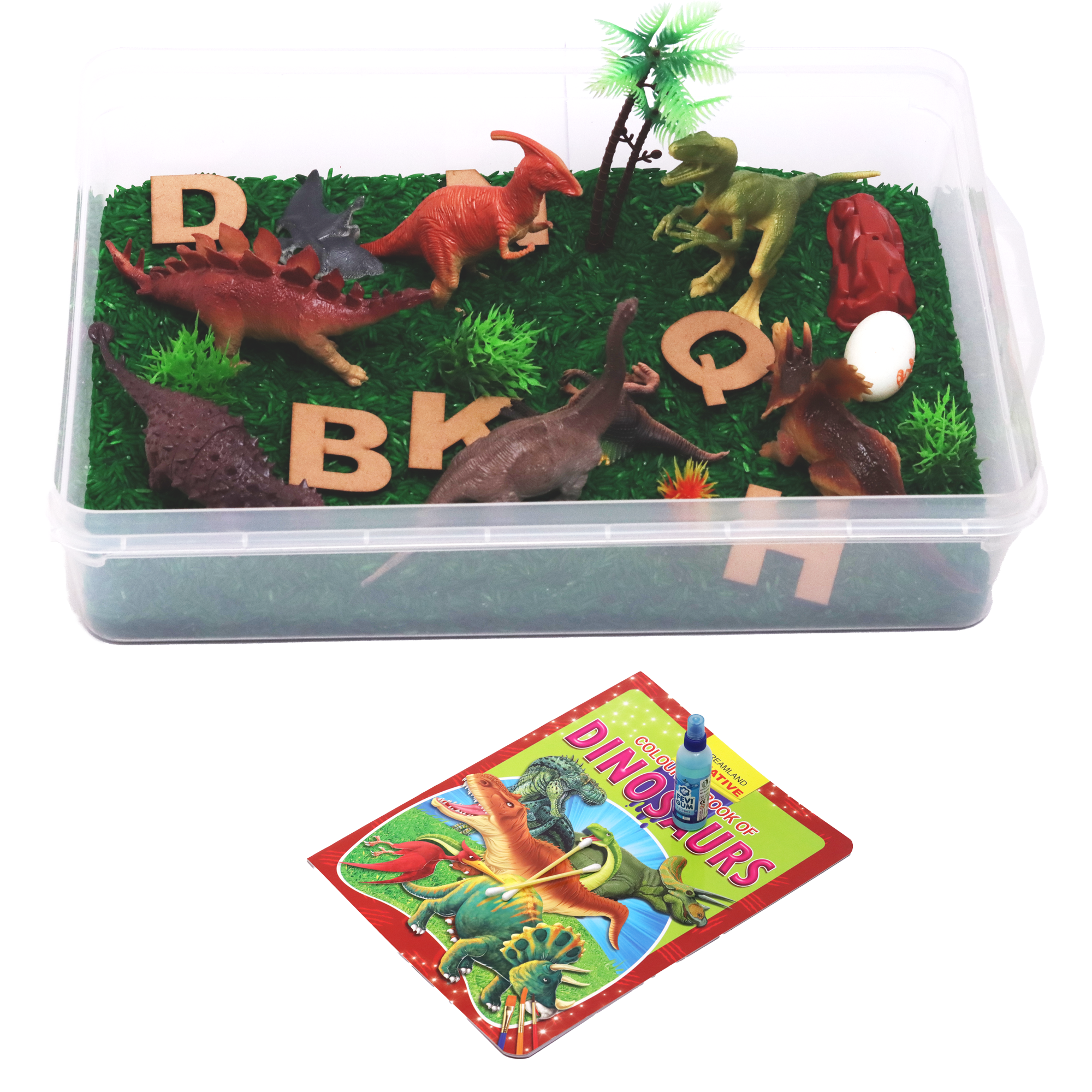 Dino World Sensory Bin