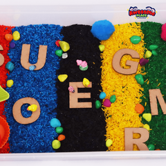 sensory Rainbow Rice