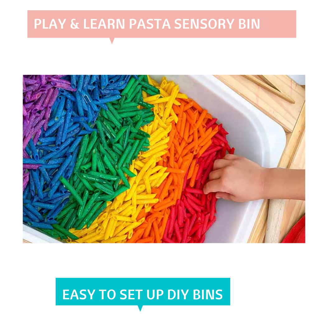 Pasta colored bin