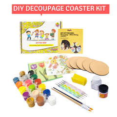 DIY Decoupage Dining coasters