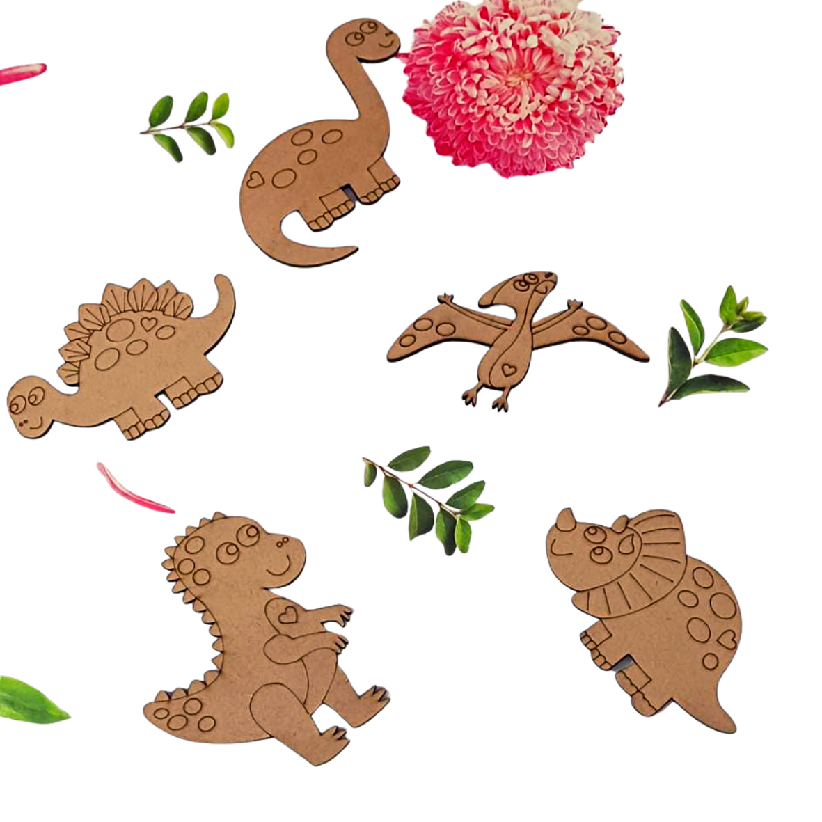 Dinosaur Fridge Magnets Painting