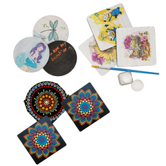 DIY Decoupage Dining coasters
