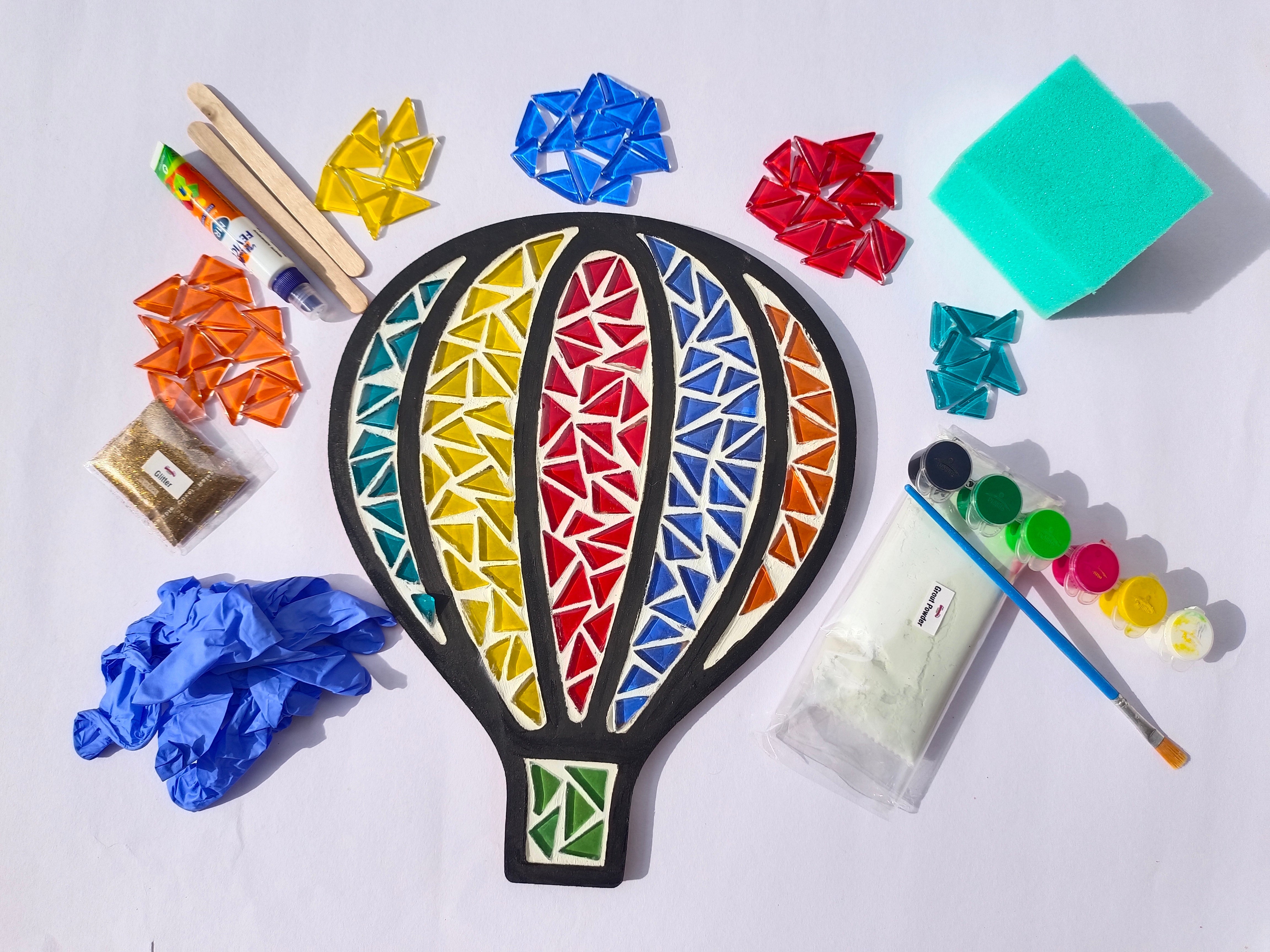 Hot air Balloon Mosaic ART KIT