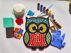 OWL Wall Decor Mosaic ART KIT