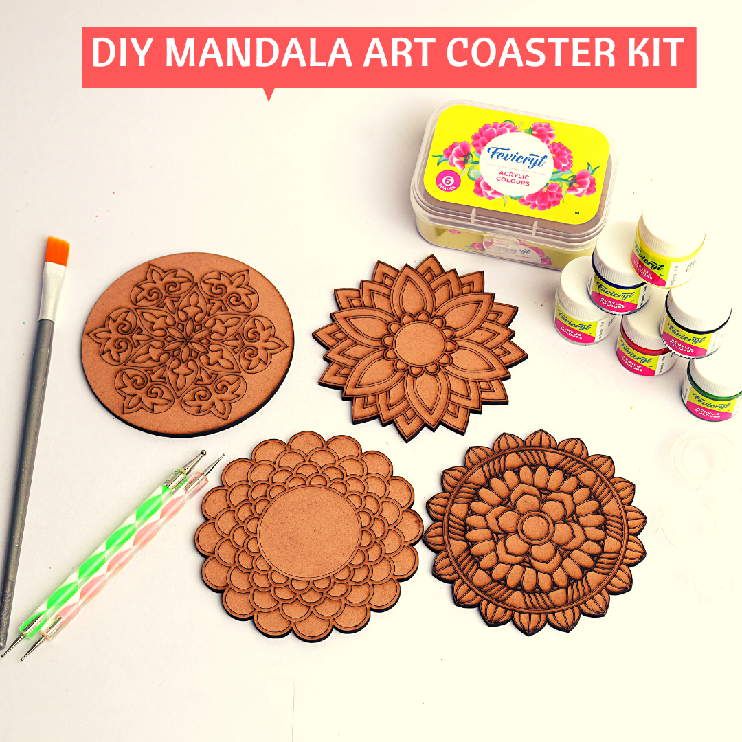 SWAG STATION Mandala Art Kit Craft Materials for Mandala Art