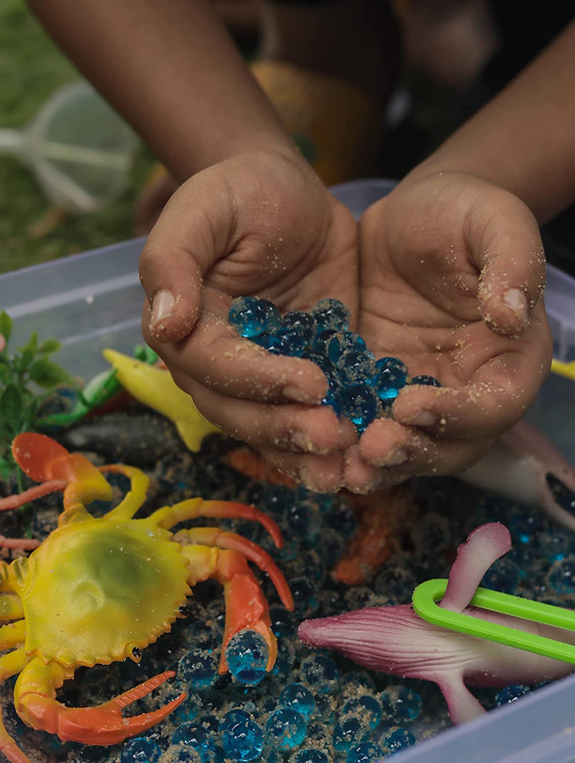 Ocean & Beach World Sensory Bin