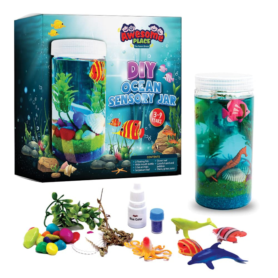 Buy Ocean Sensory Bottle DIY Kit for Kids Mini Aquarium