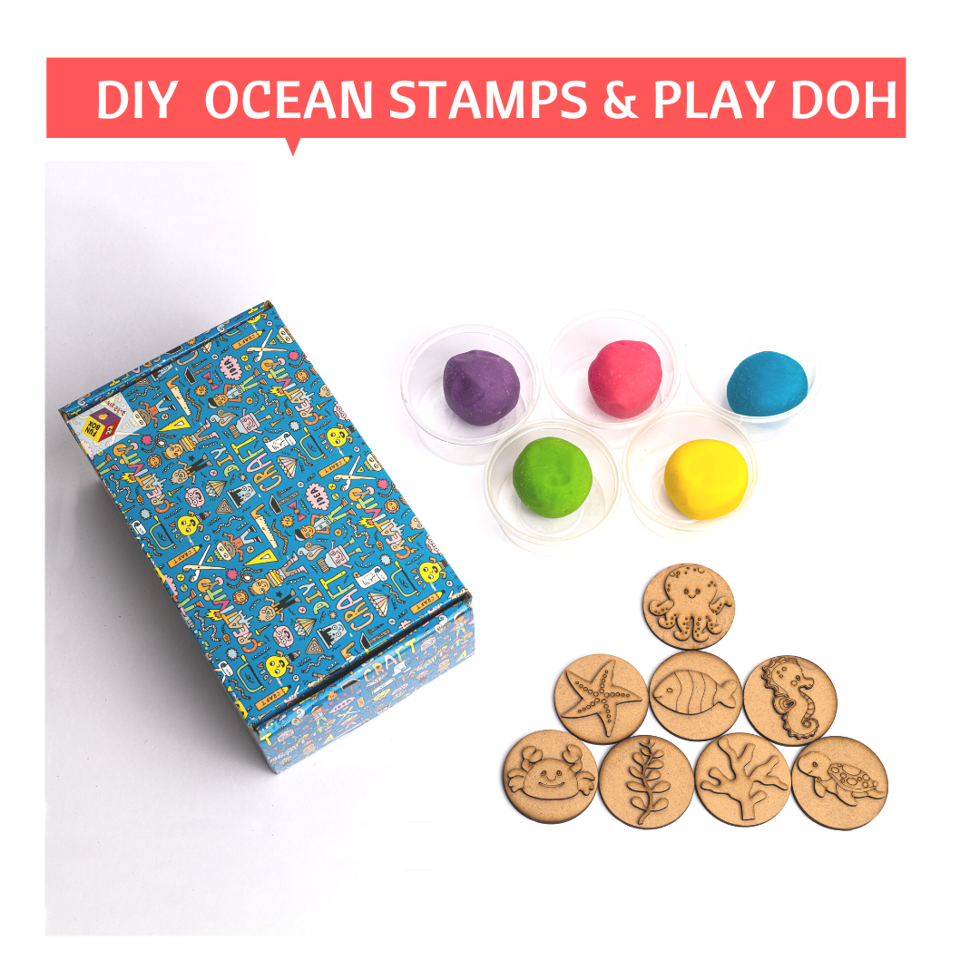 Ocean Themed playdoh stamps