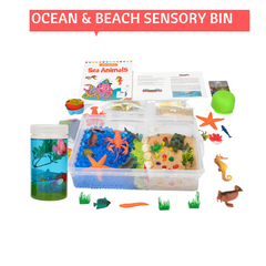 Ocean & Beach World Sensory Bin