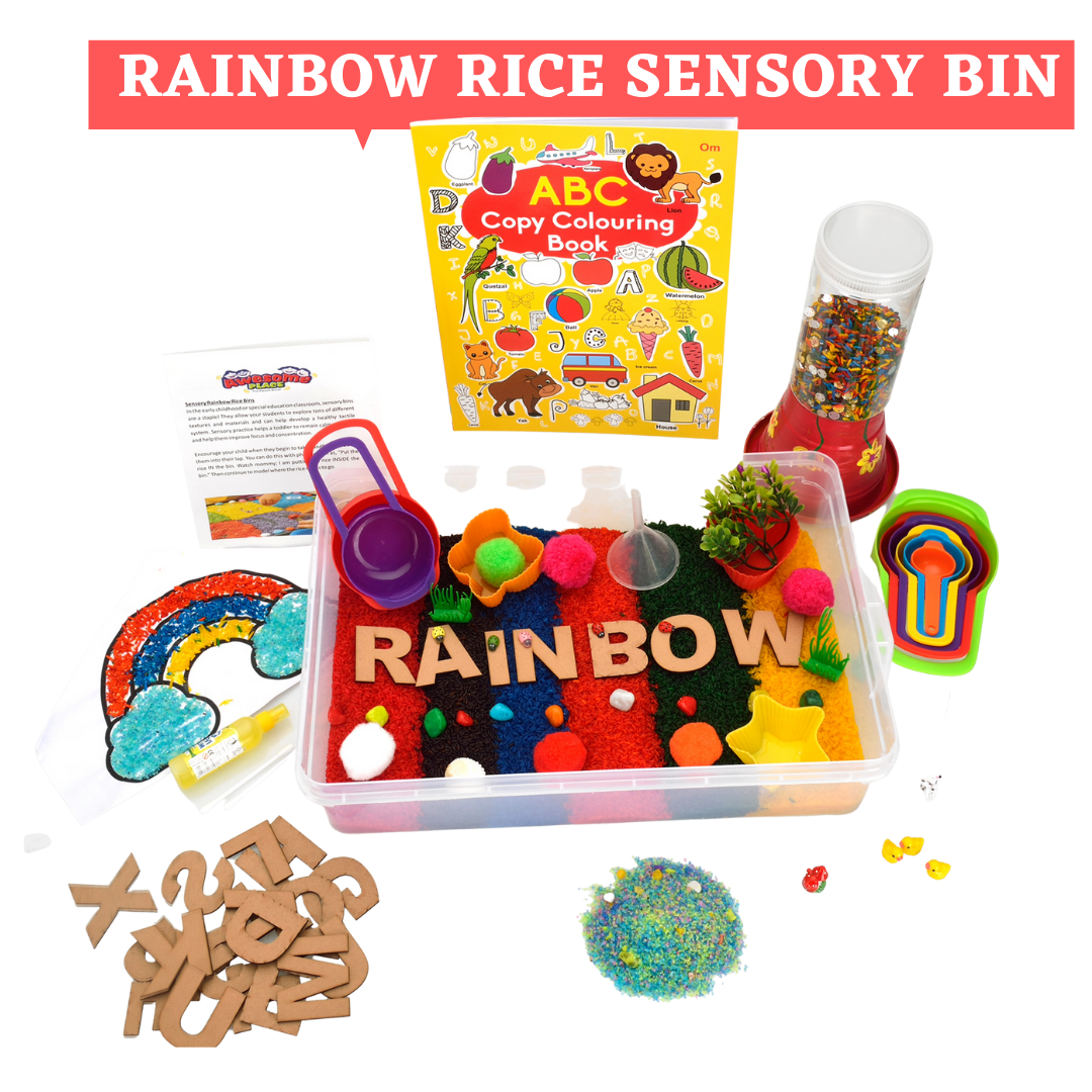 sensory Rainbow Rice