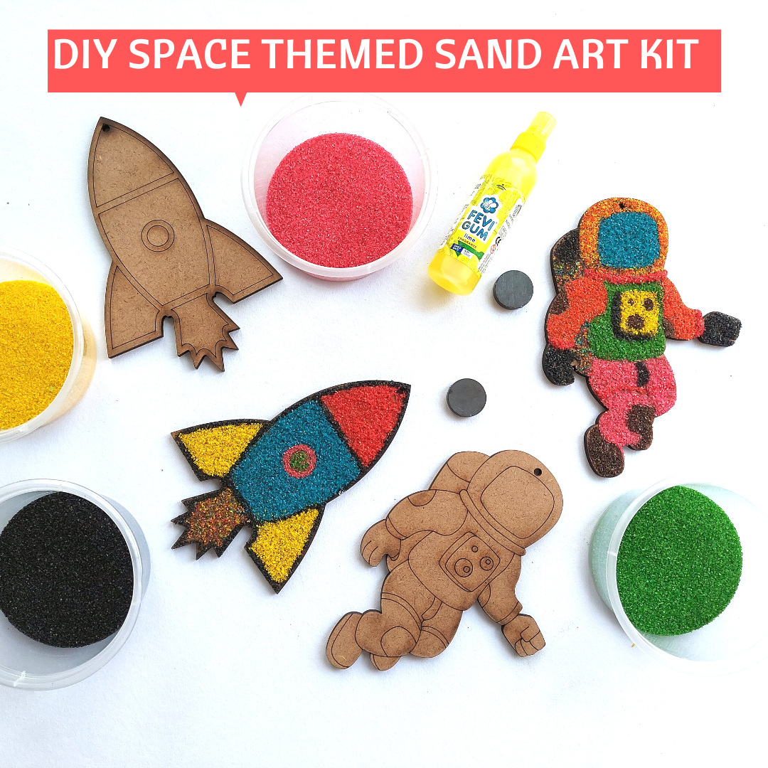 DIY Space Themed Painting & Sand Art Kit