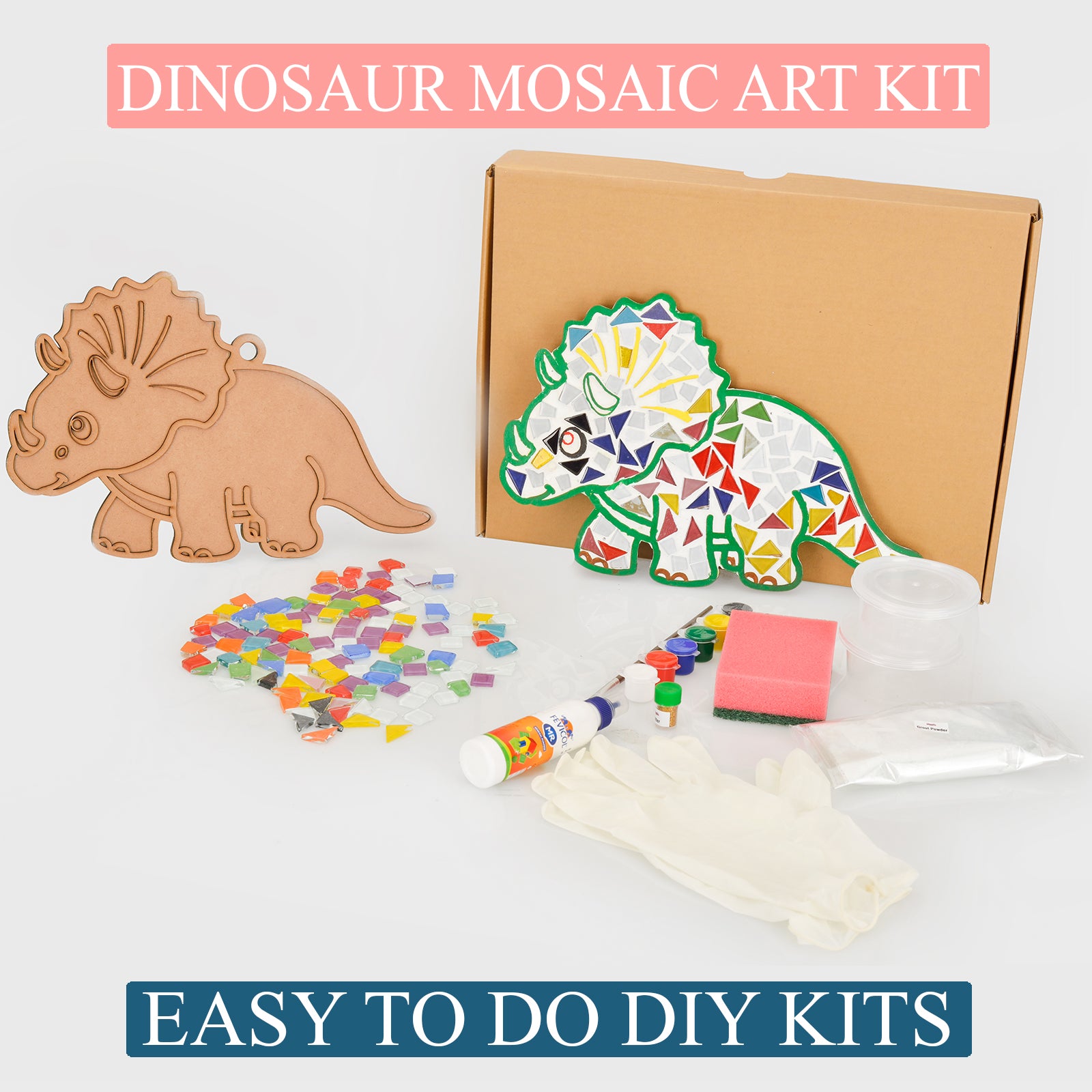 Dinosaur Mosaic ART KIT