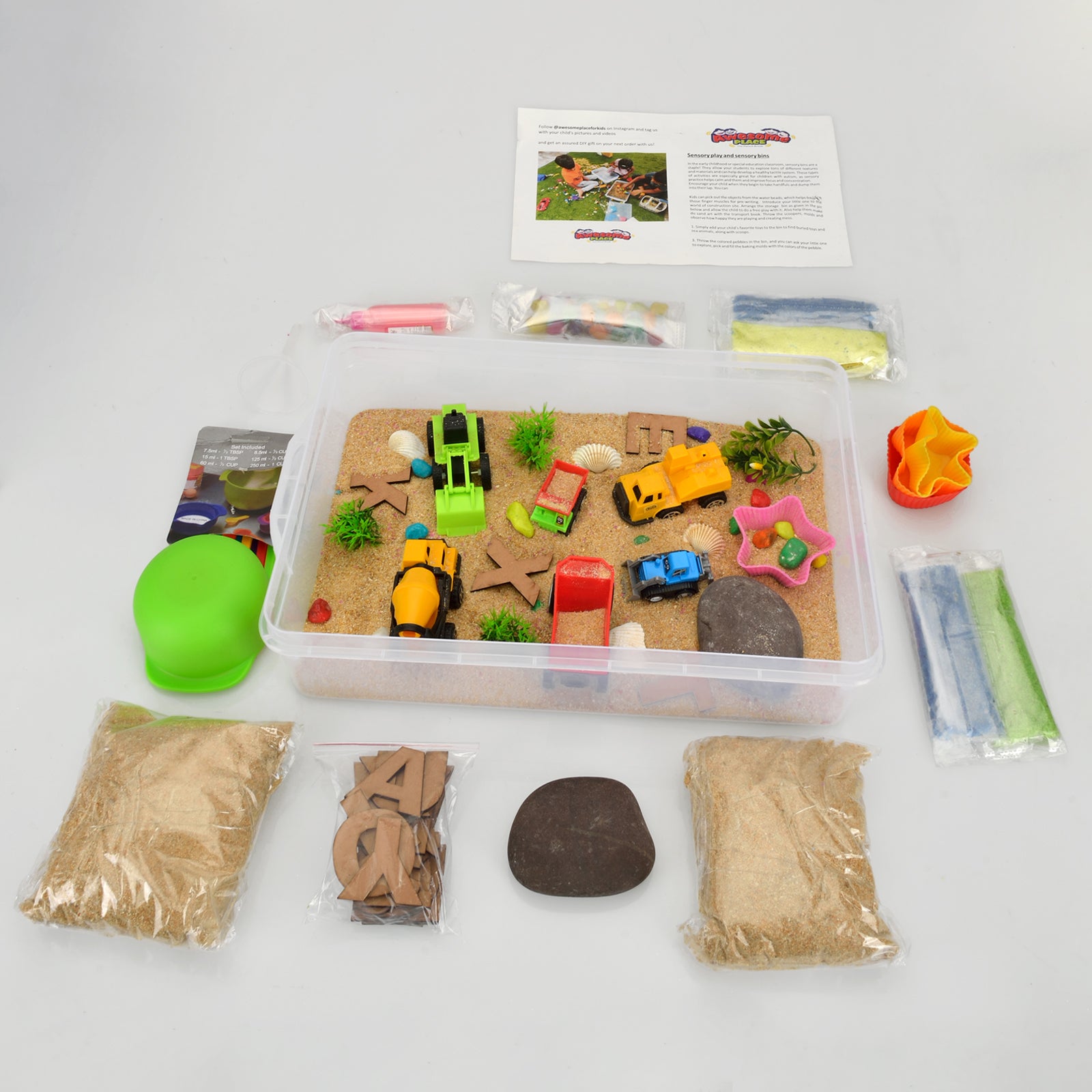  Construction Craft Sensory Bin
