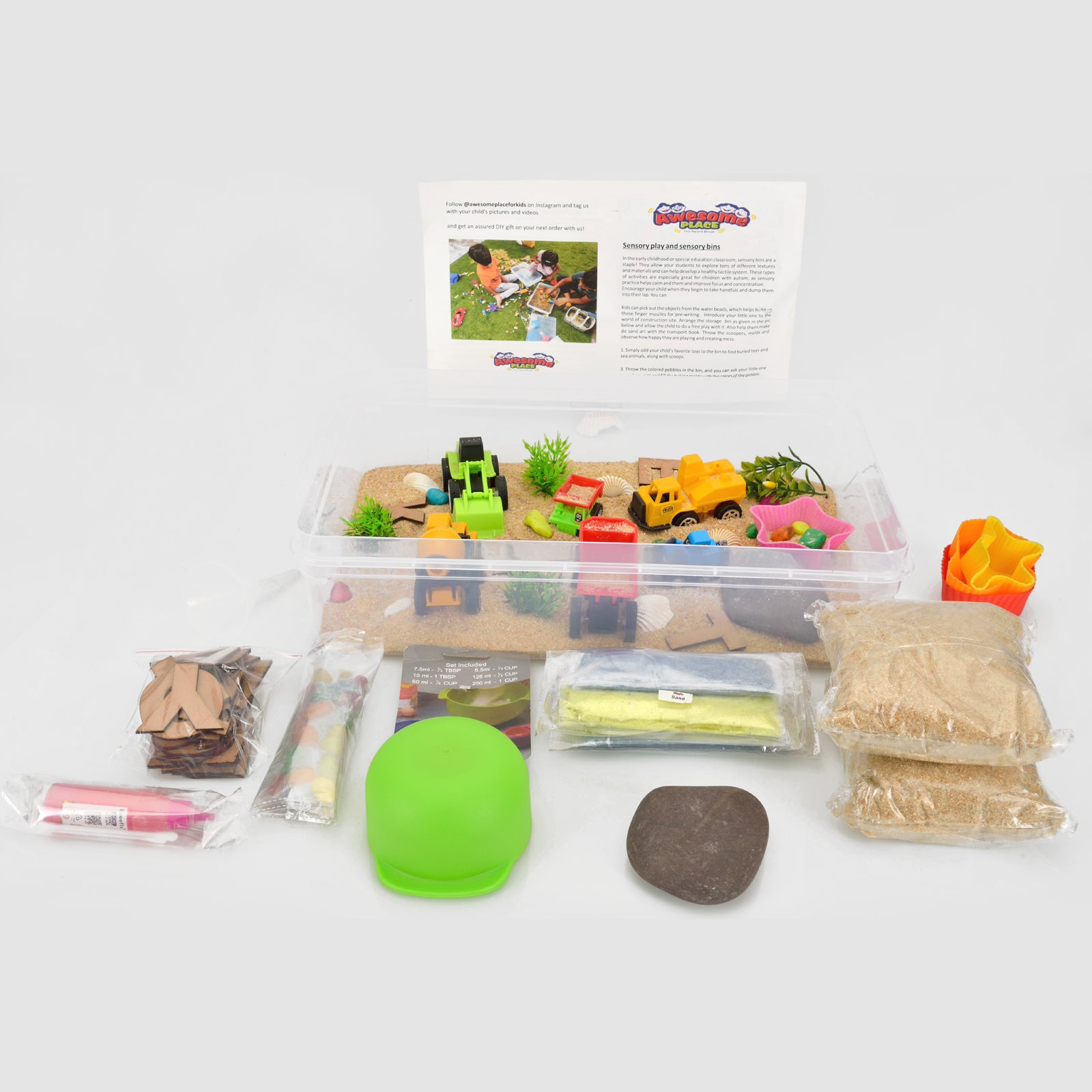  Construction Craft Sensory Bin