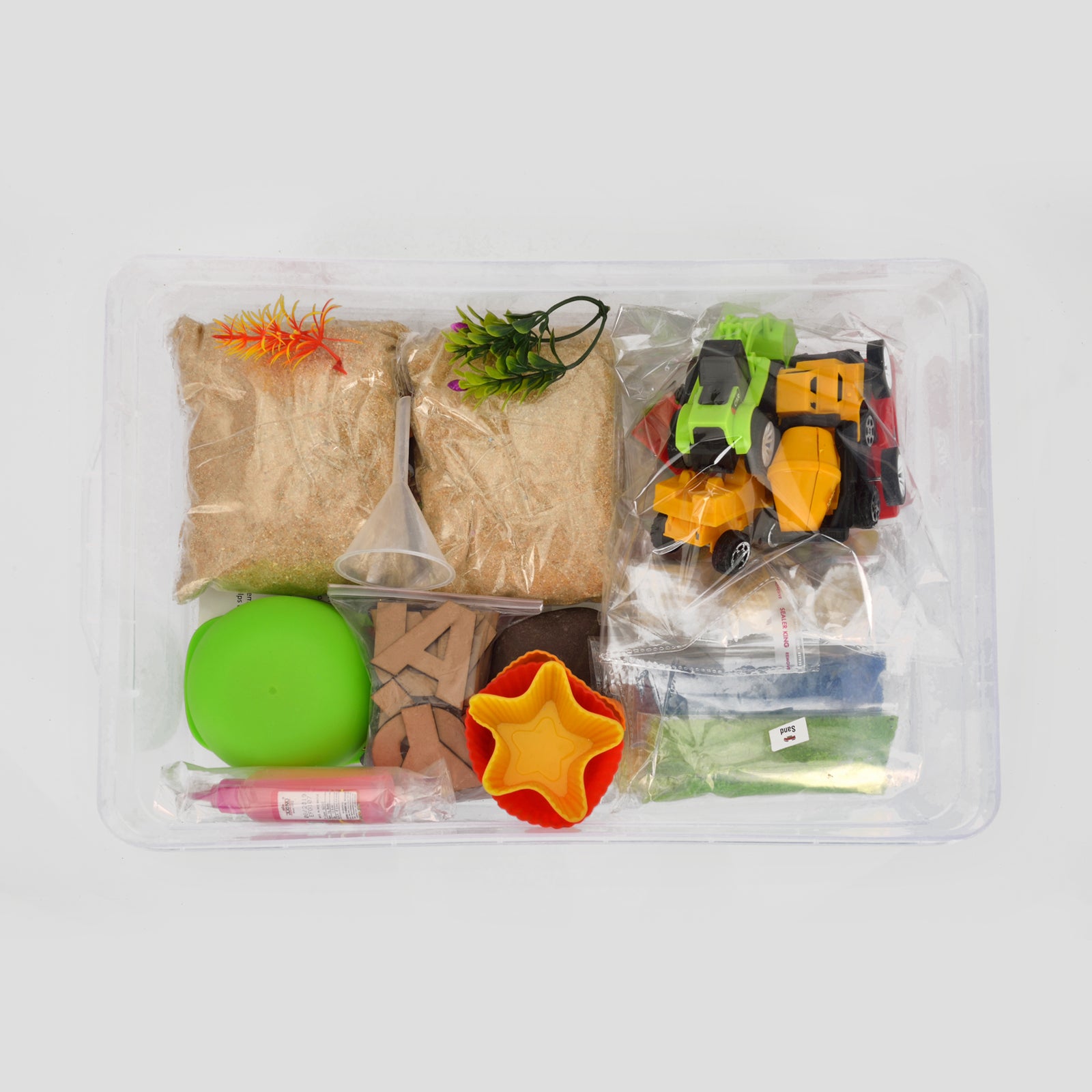  Construction Craft Sensory Bin