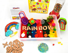 sensory Rainbow Rice