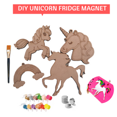 DIY Paint Unicorn Fridge Magnets 